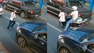 Adolescente foi atingido ao atravessar a rua correndo.