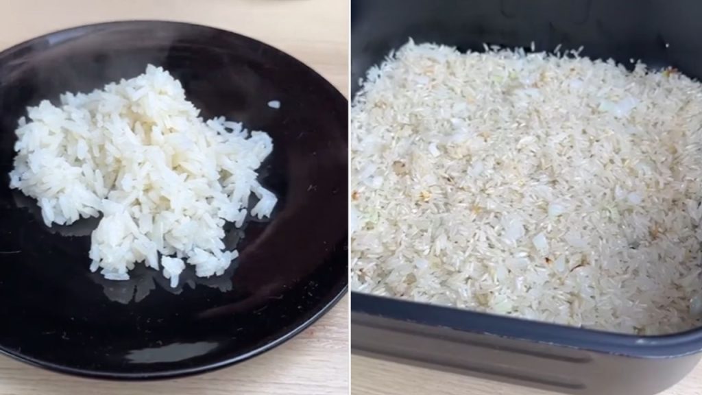 Arroz na Air Fryer: é muito simples e prático, além de ficar uma delícia