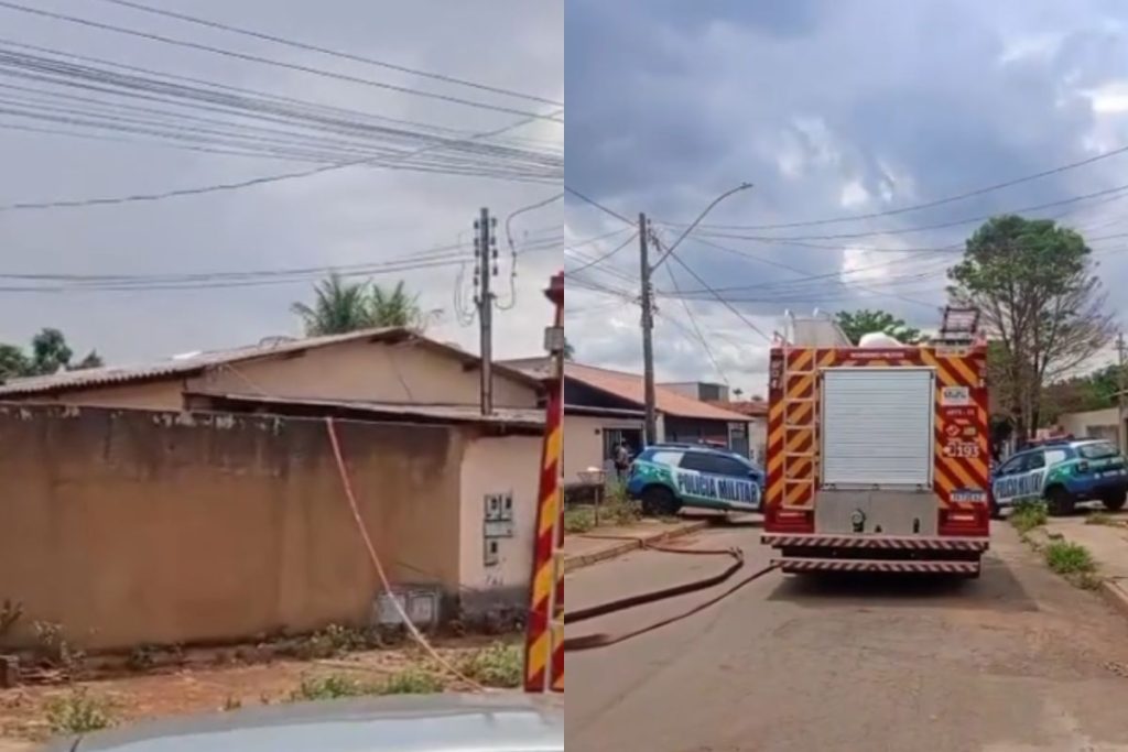 Avião cai sobre residência em Goiânia; Corpo de Bombeiros foi acionado
