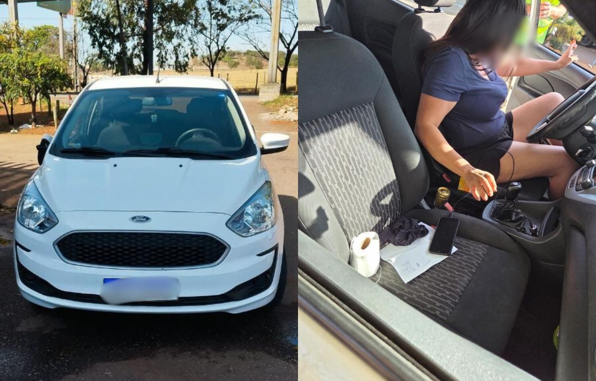 Motorista embriagada é presa após resistir à prisão e tentar desarmar policial em Goiânia