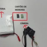 Câmera estava escondida no banheiro da casa. (Foto: Reprodução/TV Anhanguera)