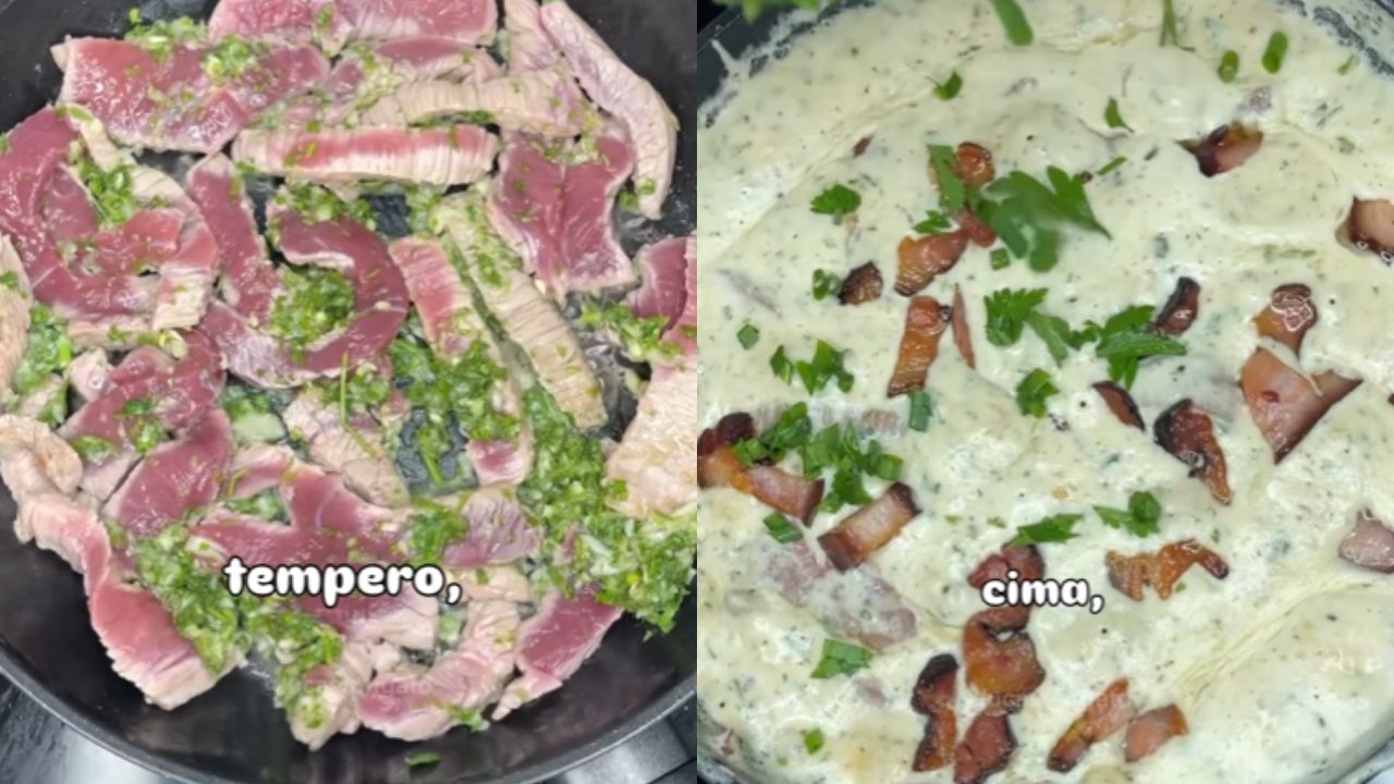 Receita de tirinhas de carne com creme de batata e bacon: ótima ideia para o jantar