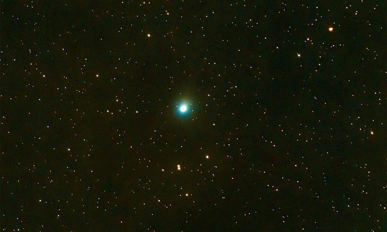 Cometa C/2025 A6 (Lemmon) foi descoberto em 2024. (Foto: Mark Wloch/Spaceweather.com)