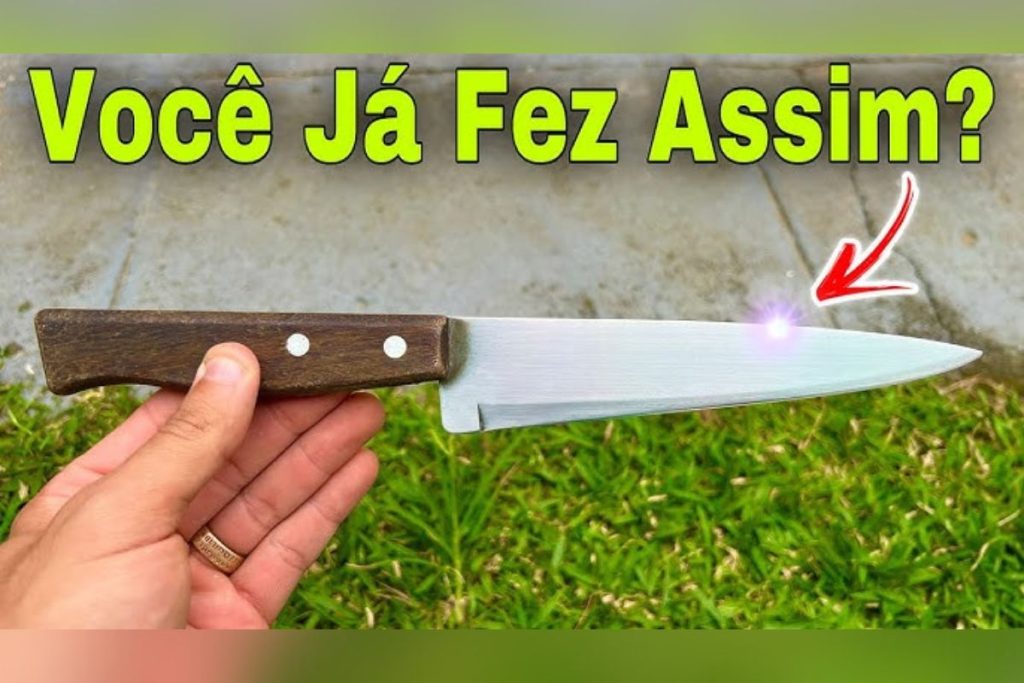 A faca da cozinha perdeu o corte? Basta fazer isso para resolver o problema de forma fácil