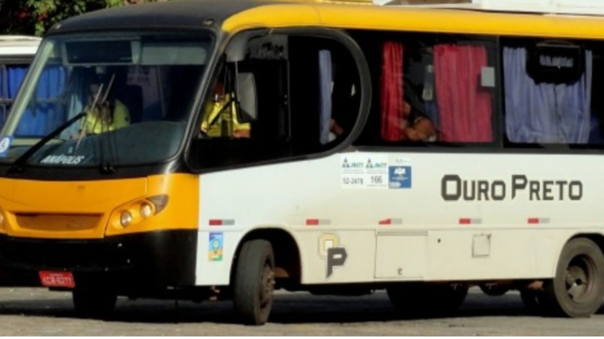 Ônibus da Viação Ouro Preto, que irá operar a linha entre Anápolis e Pirenópolis. (Foto: Reprodução)