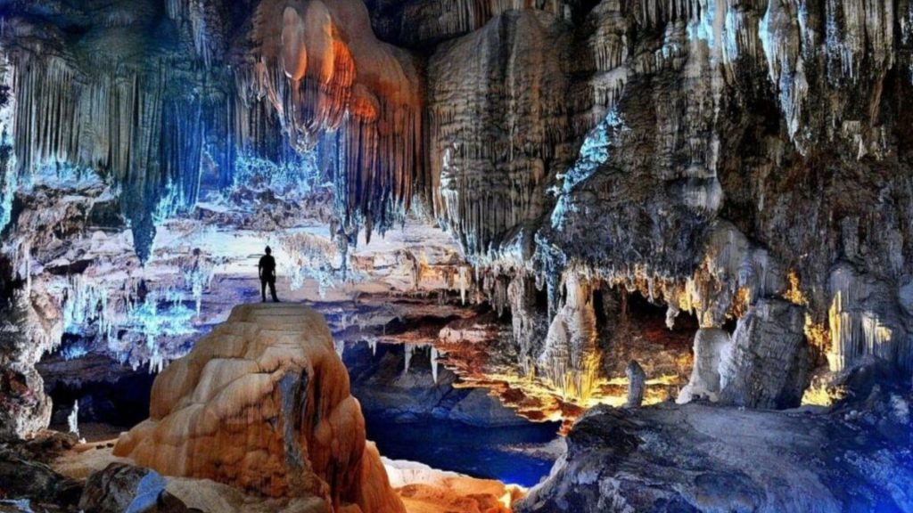 Gruta Terra Ronca II, na cidade de São Domingos. (Foto: Divulgação/Prefeitura Municipal de São Domingos)