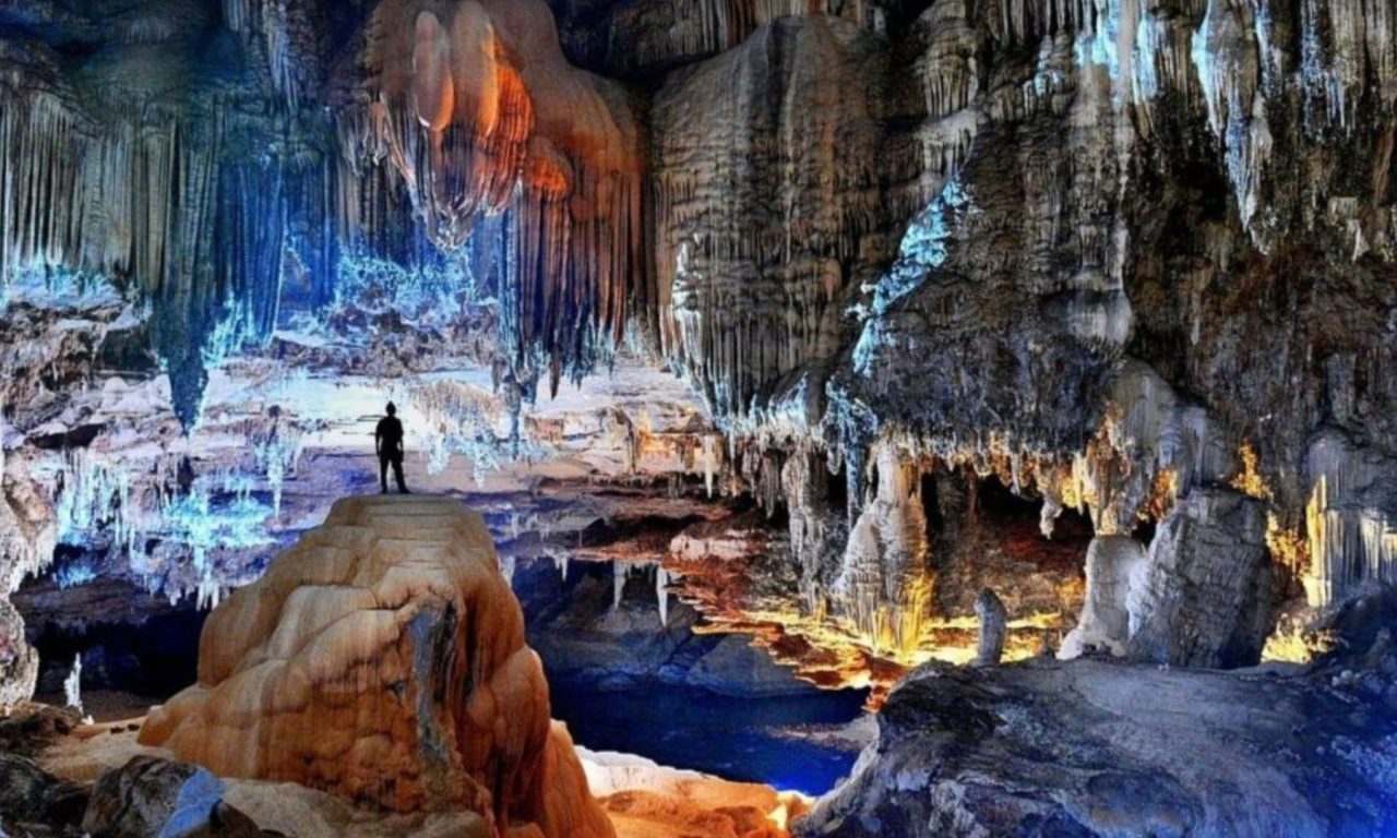 Gruta Terra Ronca II, na cidade de São Domingos. (Foto: Divulgação/Prefeitura Municipal de São Domingos)
