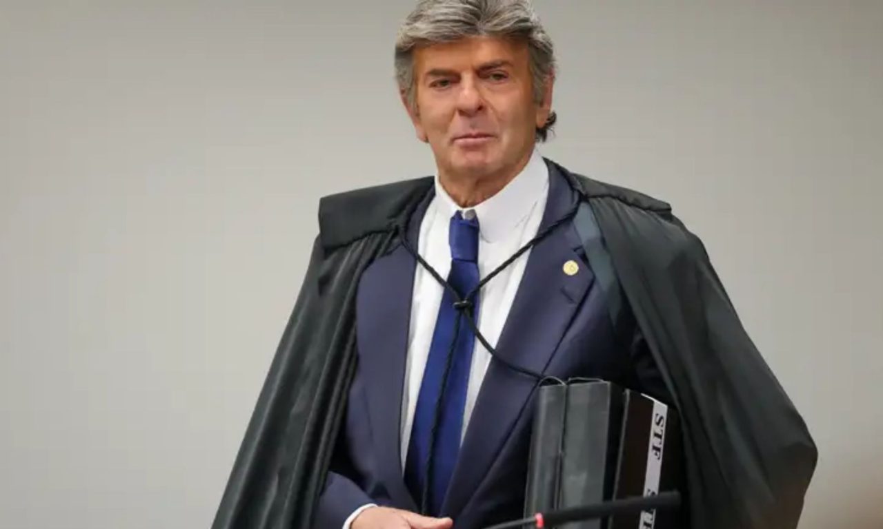 Luiz Fux, ministro do Supremo Tribunal Federal, durante julgamento da trama golpista. (Foto: Fabio Rodrigues-Pozzebom/ Agência Brasil)