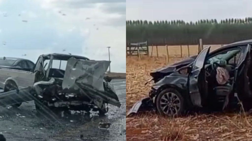 Motorista morreu após grave colisão na GO-338. (Foto: Reprodução/@wellington.marques.77)