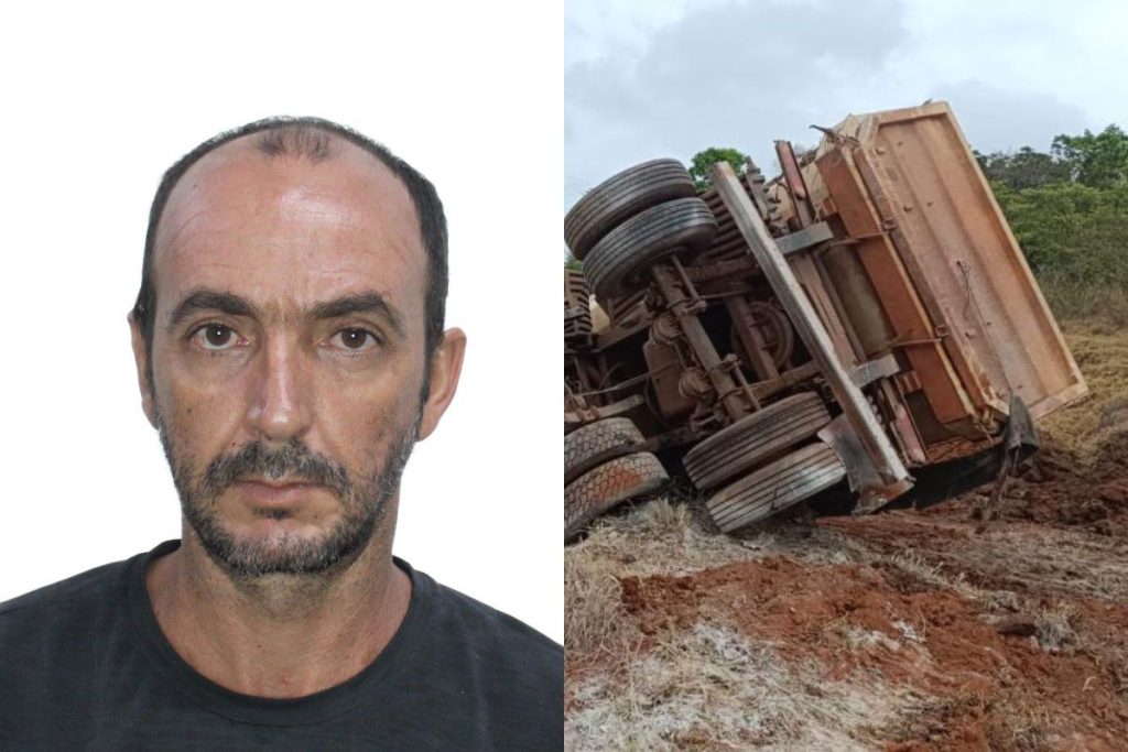 Revelada identidade de motorista que morreu após caminhão tombar em rodovia no interior de Goiás
