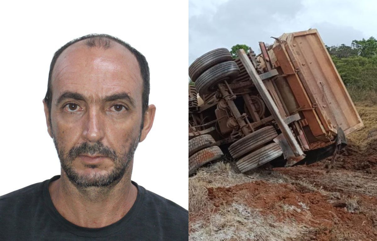 Revelada identidade de motorista que morreu após caminhão tombar em rodovia no interior de Goiás