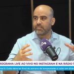 José Fernandes durante programa Live, do Portal 6 com a rádio 105.7 FM. (Foto: Captura de Tela)