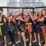 Seleção Anapolina de Kickboxing retornou do Campeonato Brasileiro 2025 com seis medalhas e um 4º lugar. (Foto: Redes Sociais/@jeniferdemolicao)