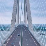 Conheça a maior ponte suspensa do mundo, com 10 km de extensão e capacidade para 110 caminhões