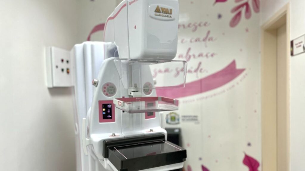 Mamógrafo na Maternidade Dona Íris. (Foto: Divulgação/Prefeitura de Goiânia)