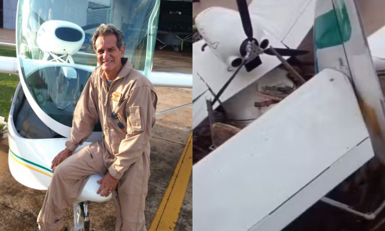 Maurício Braga de Araújo pilotava o avião que caiu sobre casa em Goiânia.