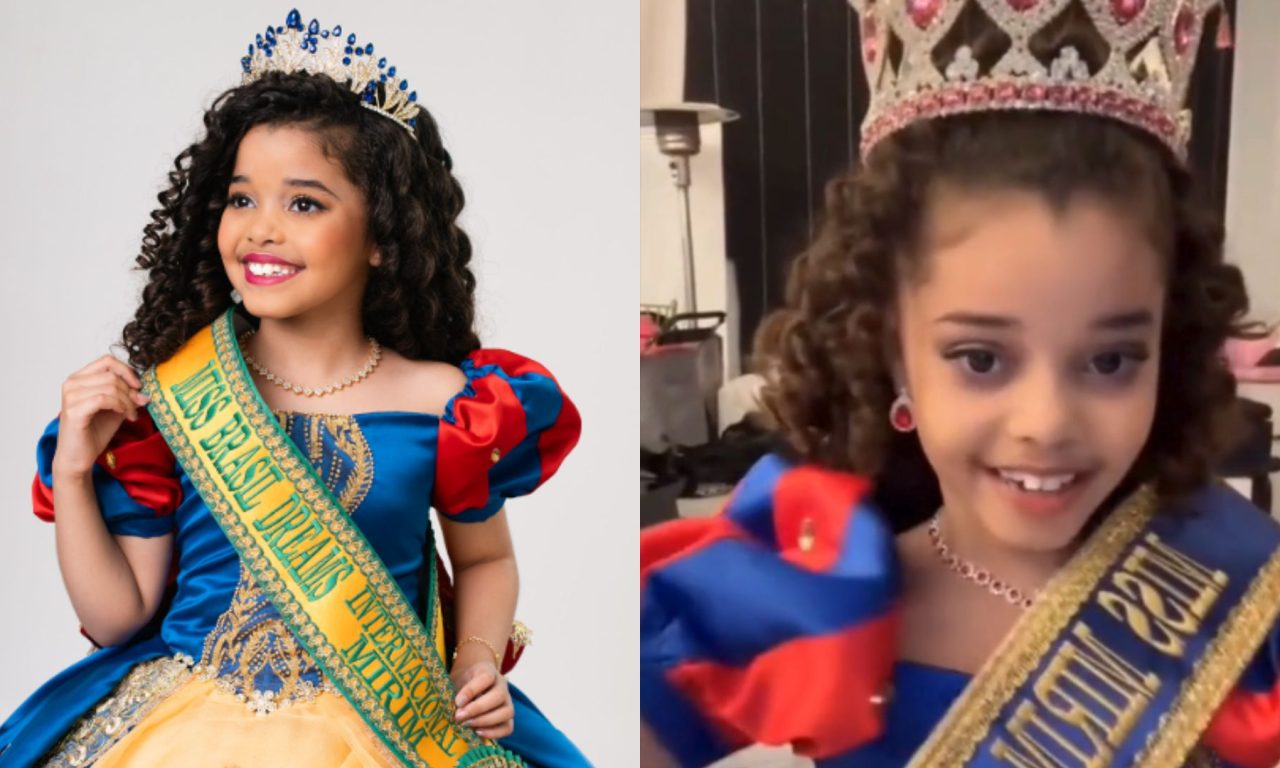 Maria Heloisa Matos conquistou o título de Miss Mirim Dreams Internacional.