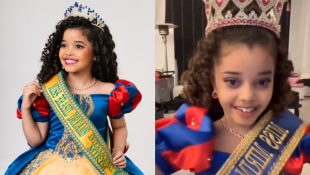 Maria Heloisa Matos conquistou o título de Miss Mirim Dreams Internacional.