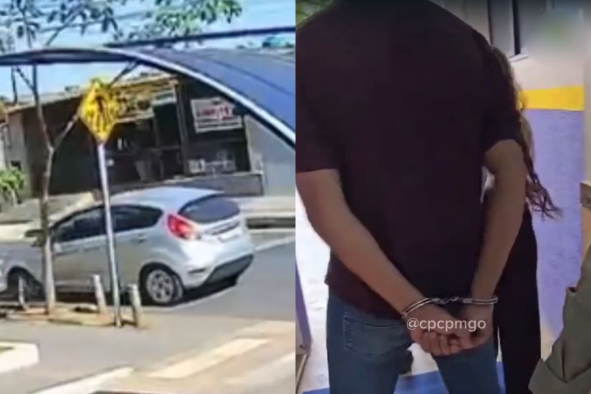 Motorista de aplicativo tenta fugir de prisão enganando policiais, mas é detido em Goiânia
