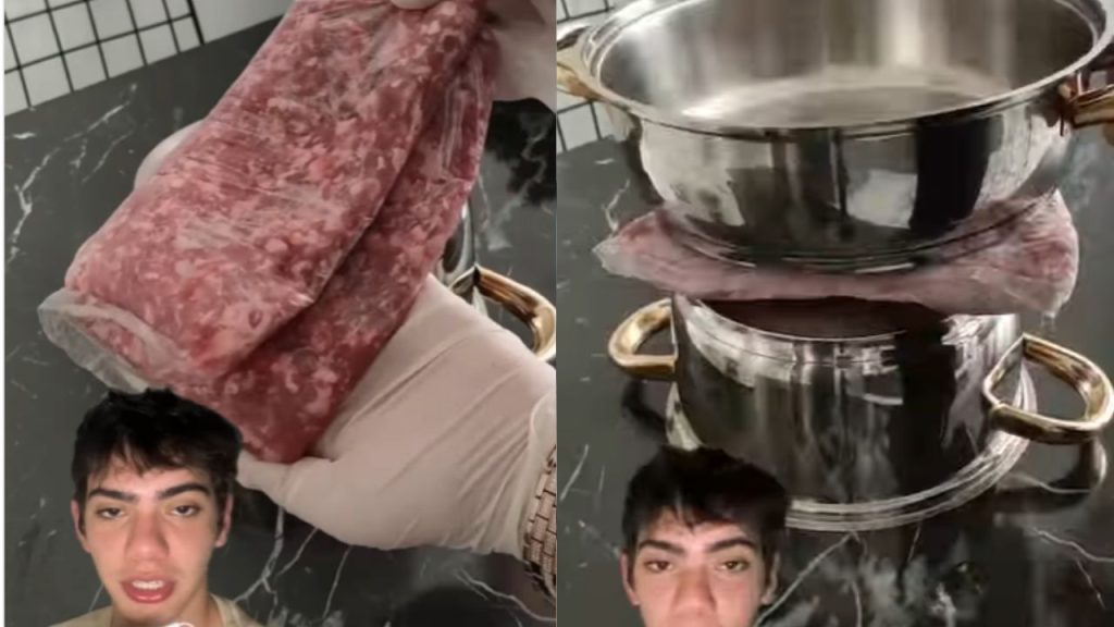 Truque para descongelar a carne sem precisar usar o micro-ondas (é mais rápido assim)