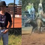 Kaiky Ferreira da Silva tinha 18 anos e o sonho de ser peão. (Foto: Reprodução/TV Anhanguera)