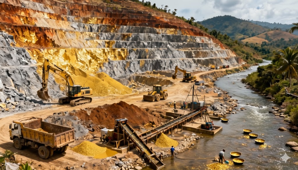 Geólogos descobrem depósito com mais de 1.000 toneladas de ouro avaliado em R$ 450 bilhões