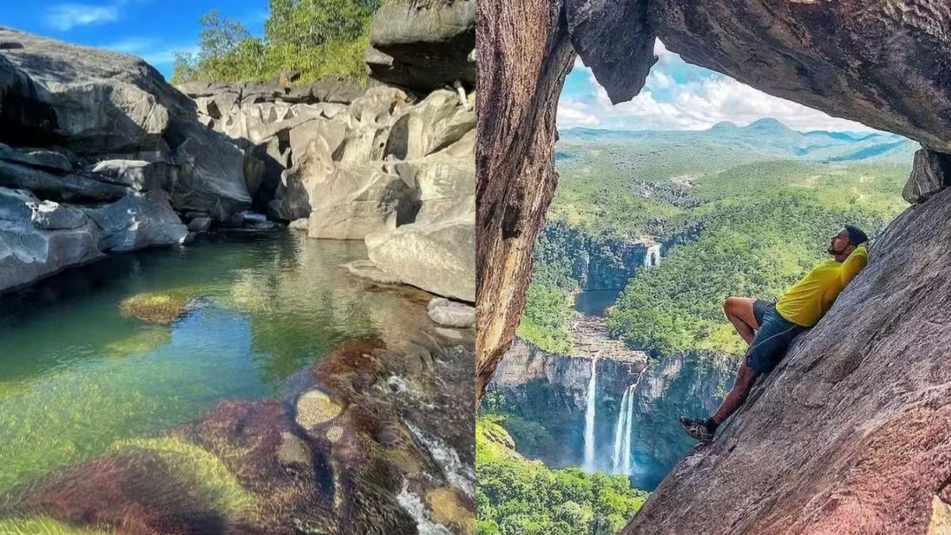 Vale da Lua e Mirante da Janela. (Foto: Secretaria de Turismo e Desenvolvimento Econômico de Alto Paraíso de Goiás e Goiás Turismo)