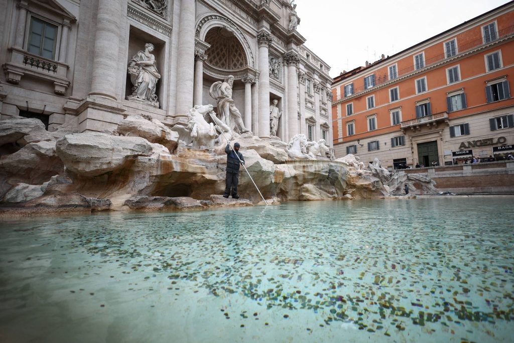 Fontana di Trevi em Roma
