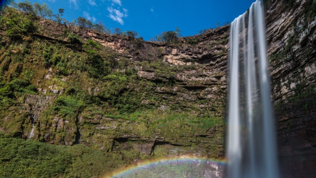 Salto Paraguassu, na cidade de Baliza.