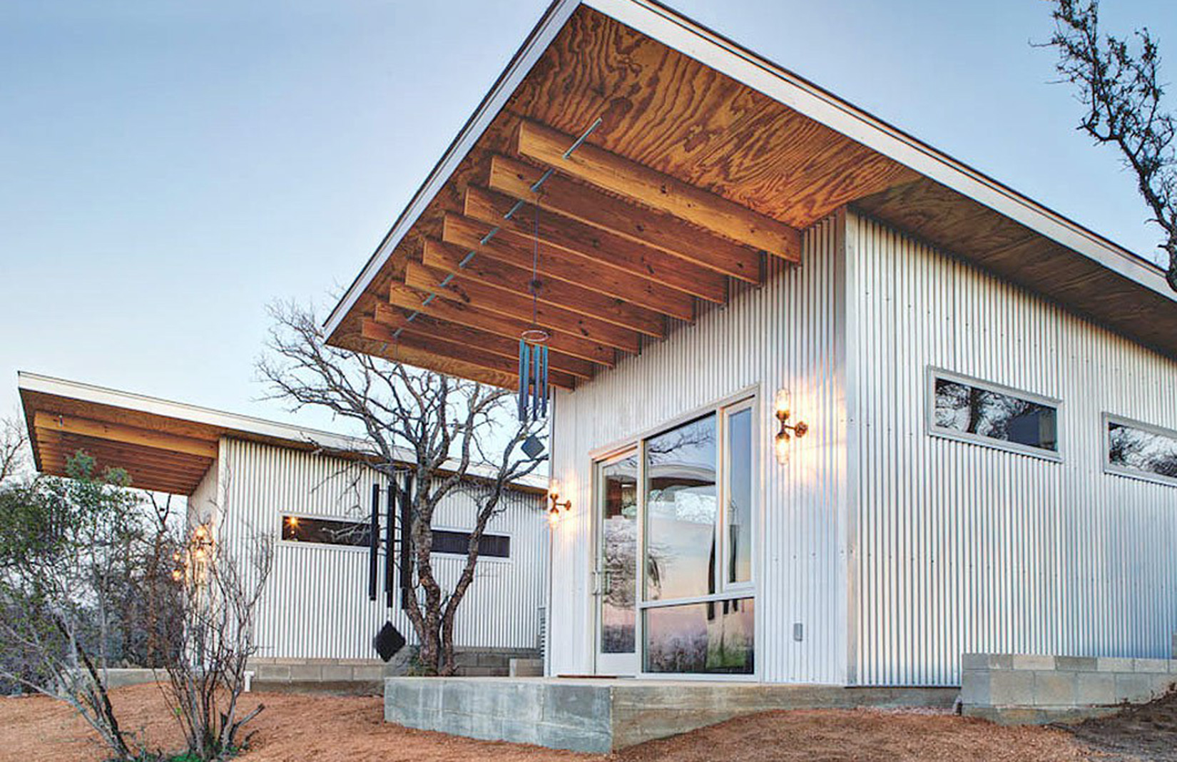 Amigos constroem vila