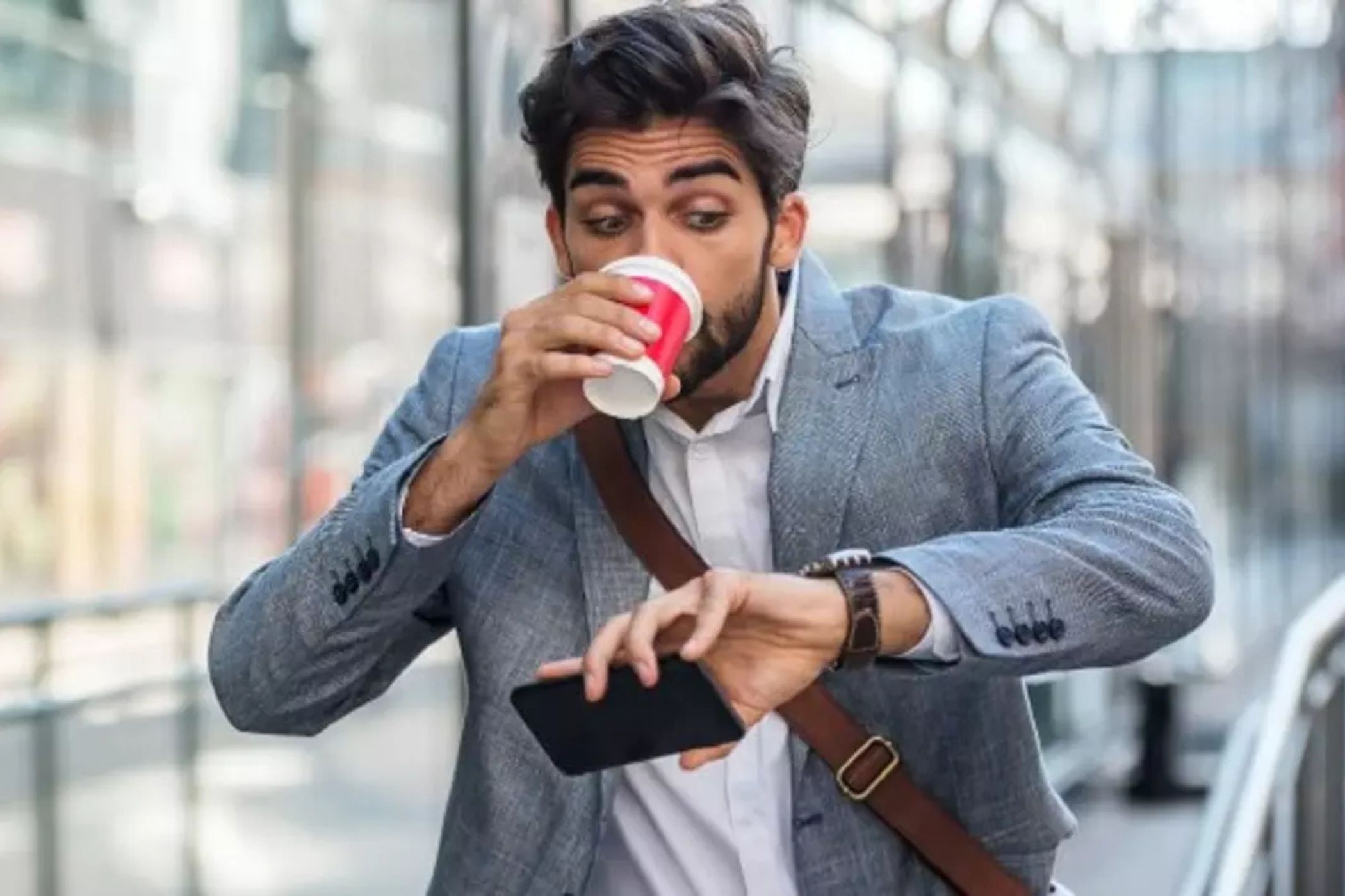 Pessoas com muita pressa