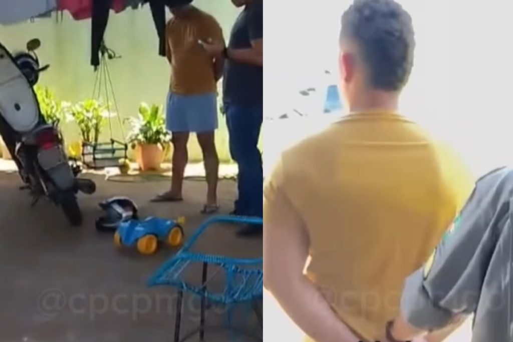 Jovem é preso em Goiânia após PM descobrir o que ele escondia no quarto do filho de 1 ano e 6 meses