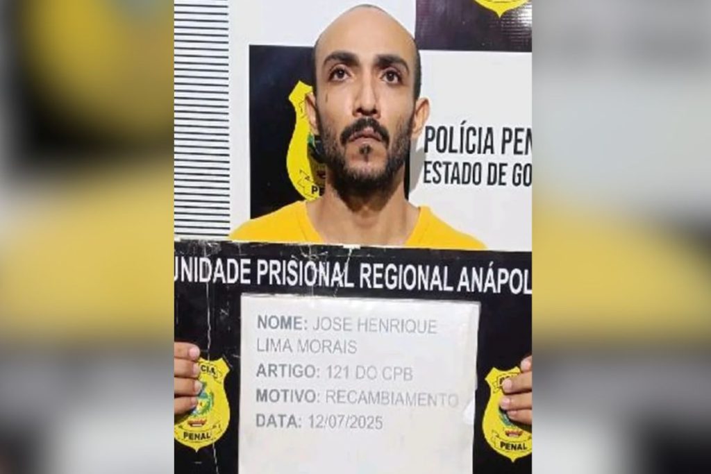 José Henrique Lima Morais, condenado a 16 anos, está entre os dois detentos que escaparam em Anápolis