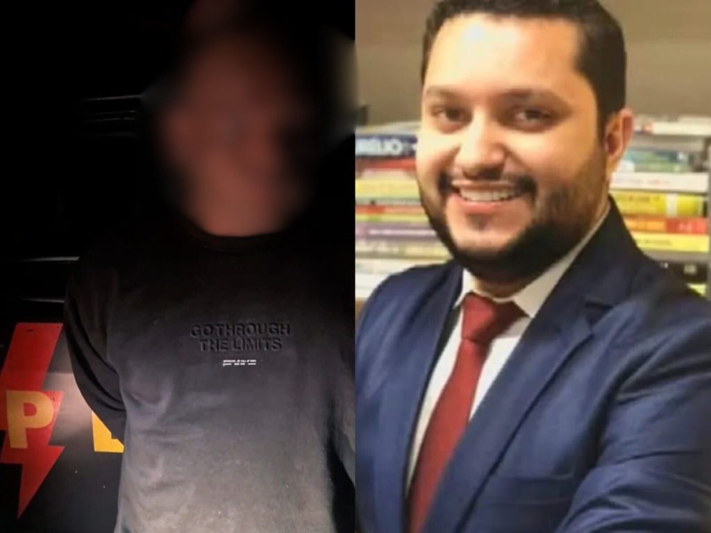 Suspeito confessou ter assassinado o advogado. (Foto: Reprodução)