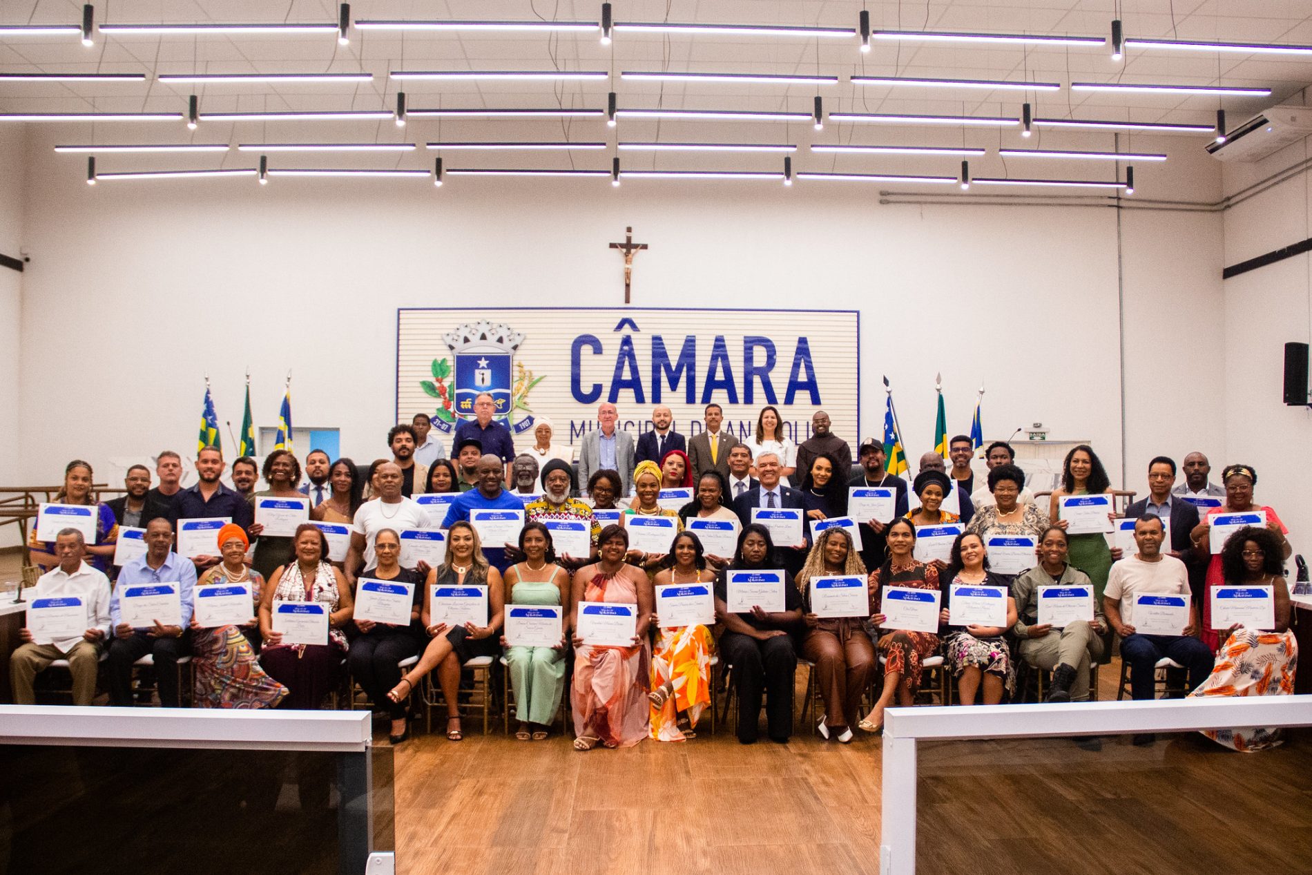 Anápolis gritou forte contra o racismo!