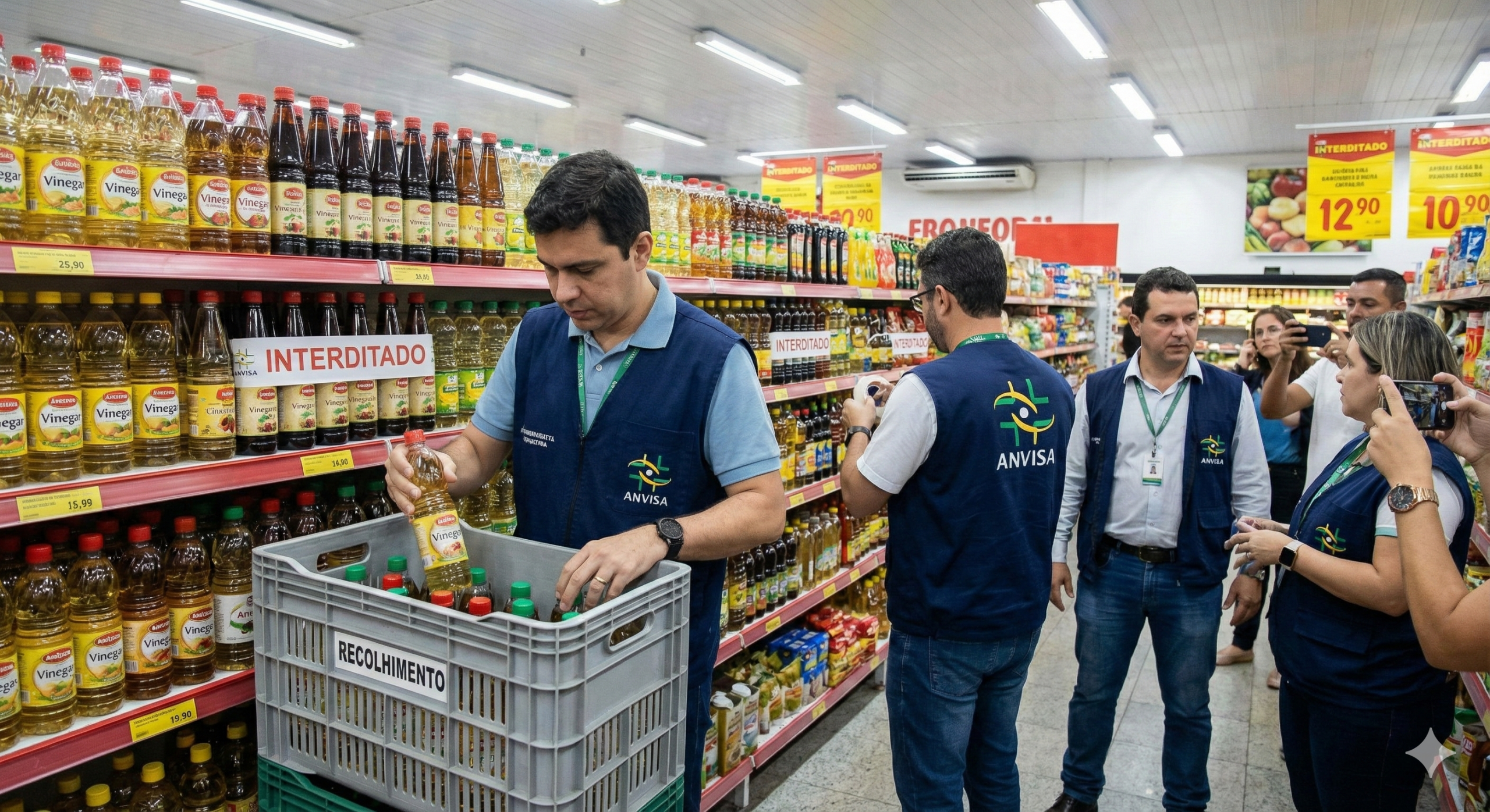 Retirada vinagre de maçã Castelo pela Anvisa