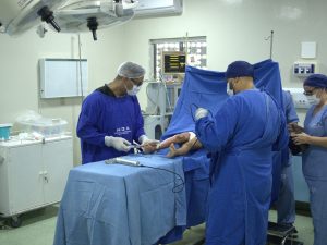 Hospital de Queimaduras de Anápolis (HQA), referência nacional em tratamento de queimaduras. (Foto: Divulgação)