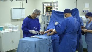 Hospital de Queimaduras de Anápolis (HQA), referência nacional em tratamento de queimaduras. (Foto: Divulgação)