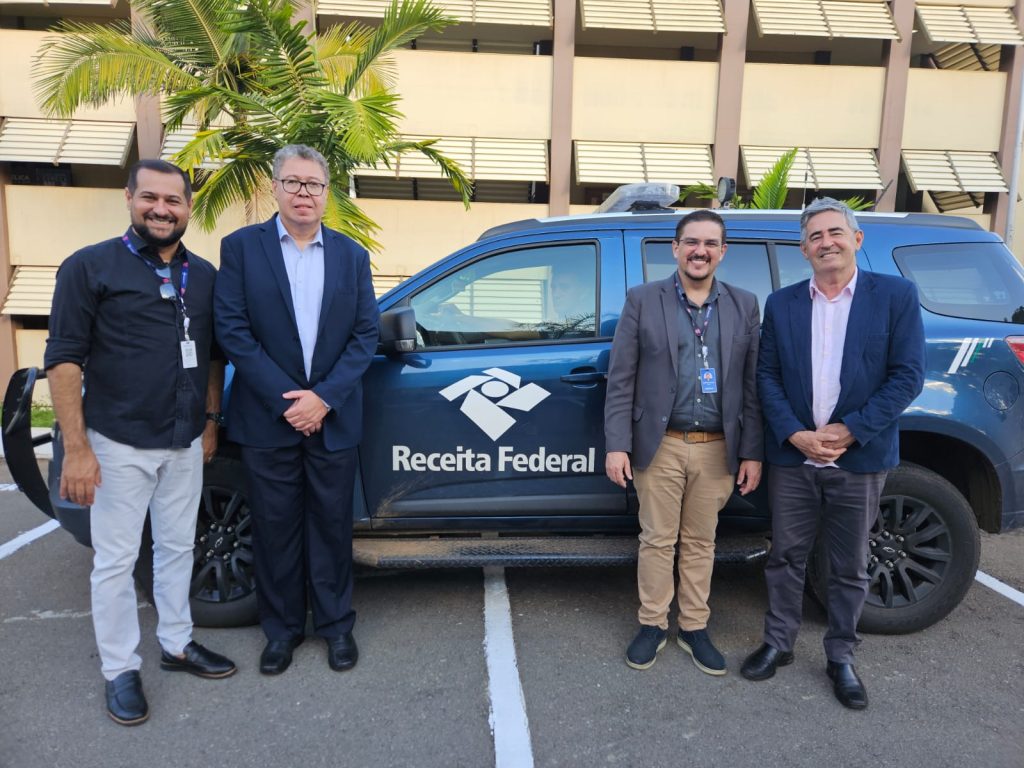 UniEvangélica recebe visita institucional do delegado da Receita Federal em Anápolis. (Foto: Reprodução)