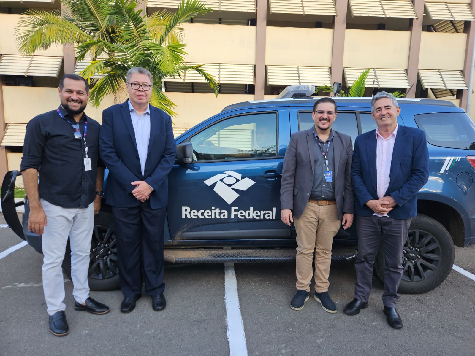 UniEvangélica recebe visita institucional do delegado da Receita Federal em Anápolis. (Foto: Reprodução)