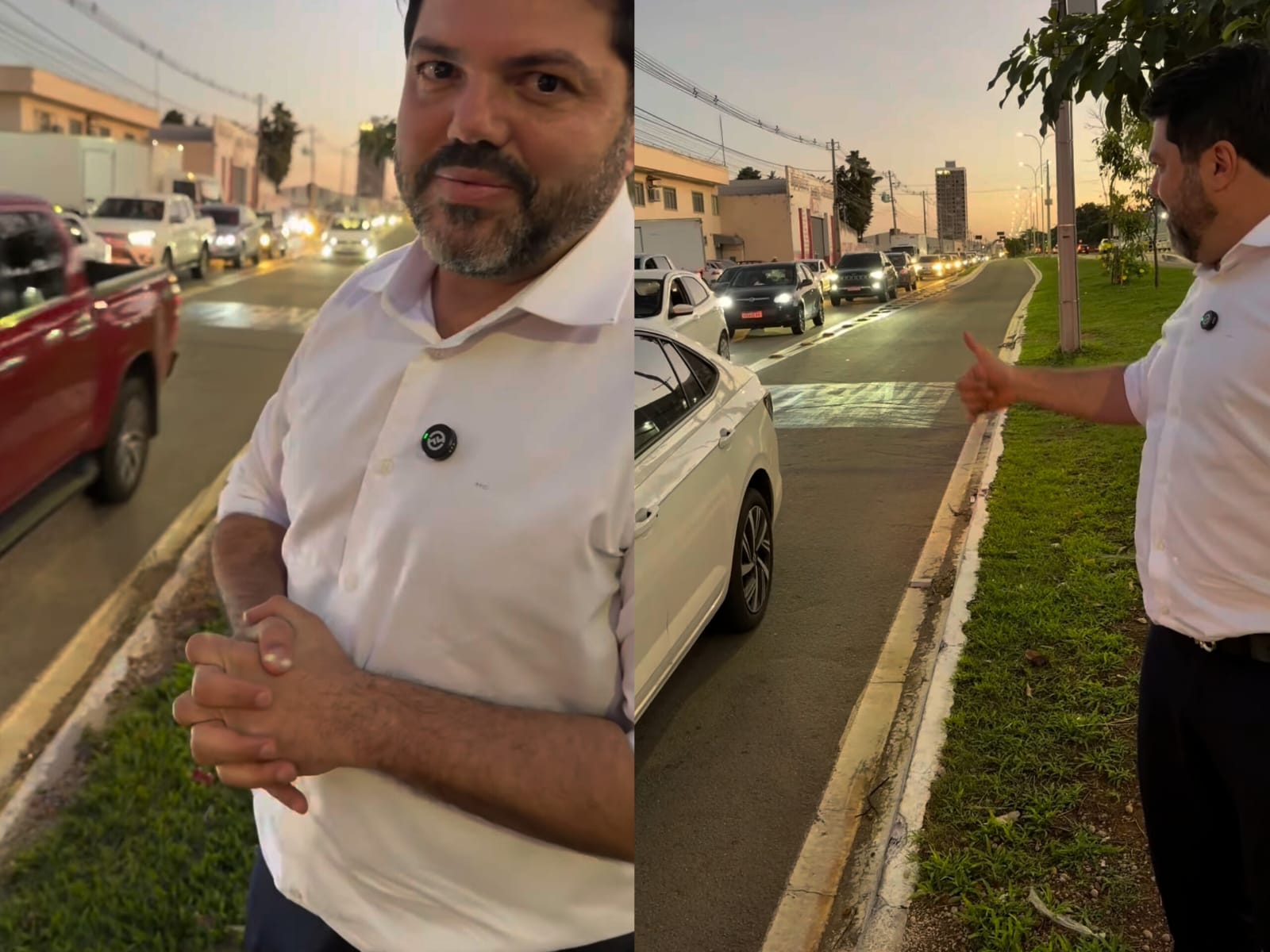 Márcio Corrêa anuncia liberação da faixa de ônibus no final da Avenida Brasil Norte para todos os motoristas