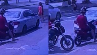 Adolescente foi atropelada enquanto atravessava a faixa de pedestres. (Foto: Reprodução)