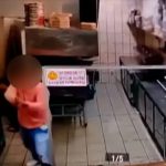 Incidente foi registrado por câmeras de segurança. (Foto: Reprodução)