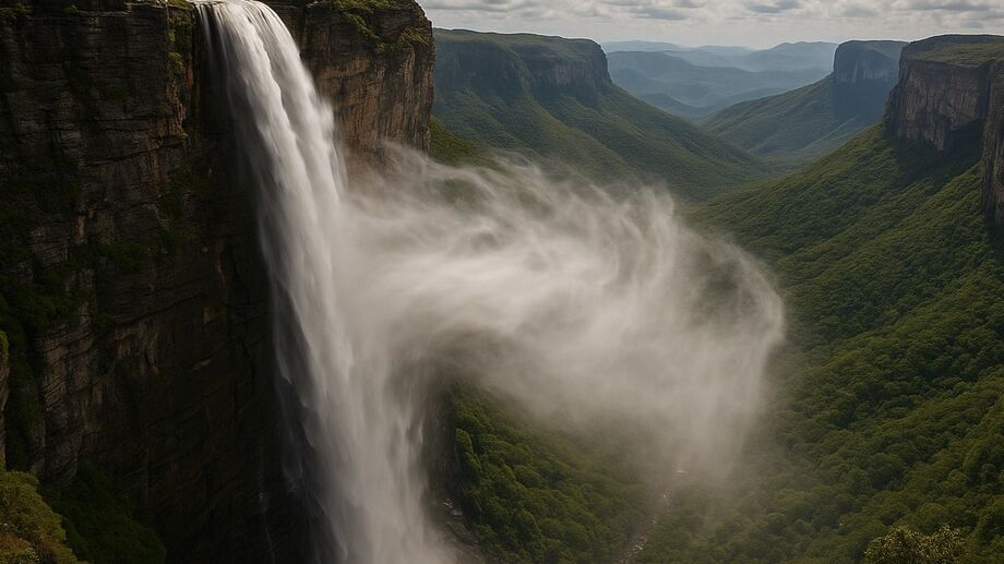 Conheça a cachoeira que canta quando o vento sopra e encanta turistas de todo o Brasil