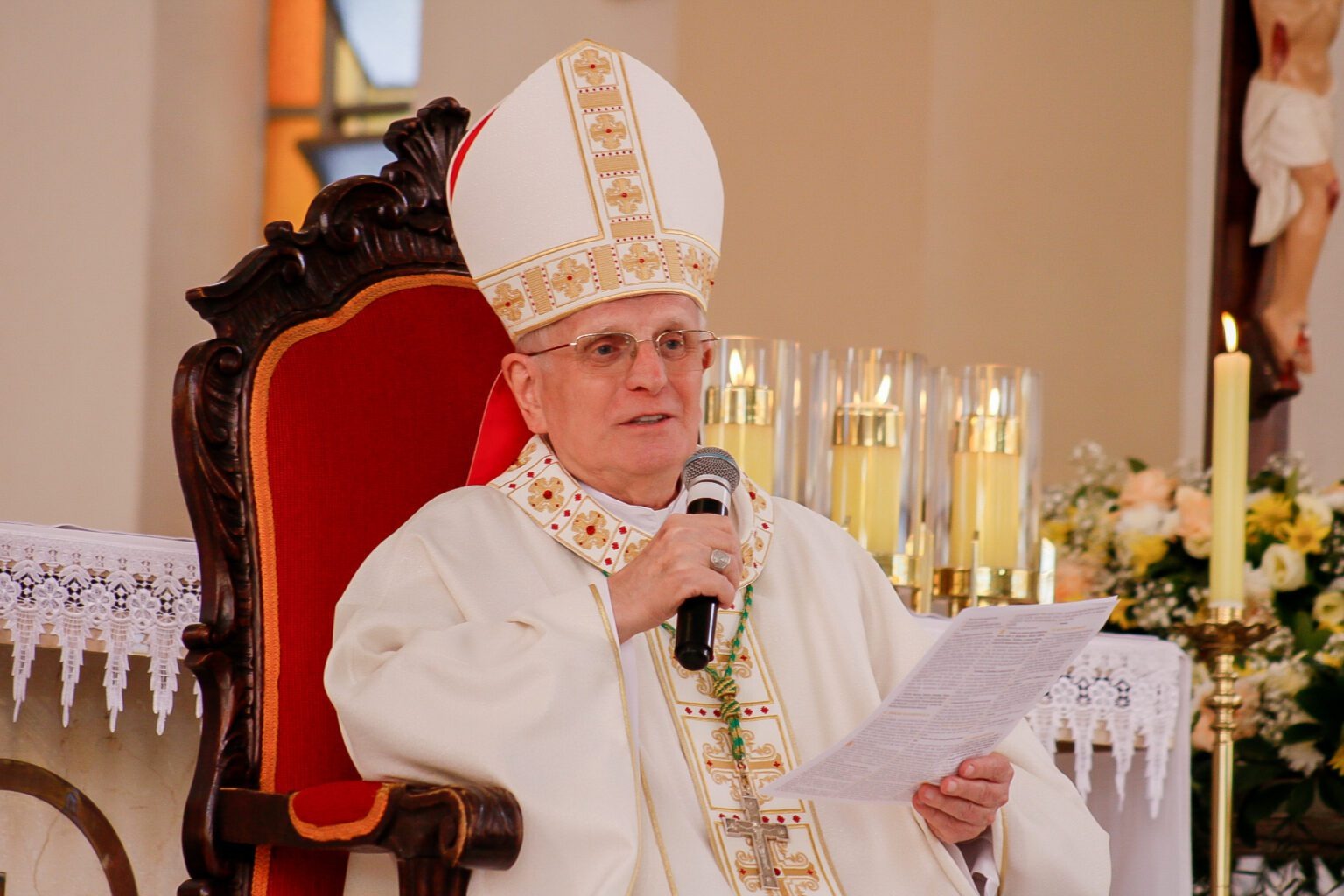Dom João Wilk morreu nesta quinta-feira (11). (Foto: Reprodução/Diocese de Anápolis)