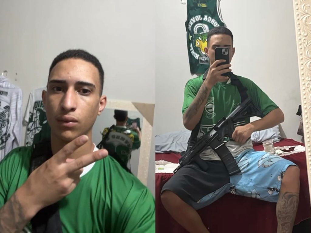 Criminoso conhecido como ferrari foi morto na troca de tiros. (Foto: Divulgação/PM)