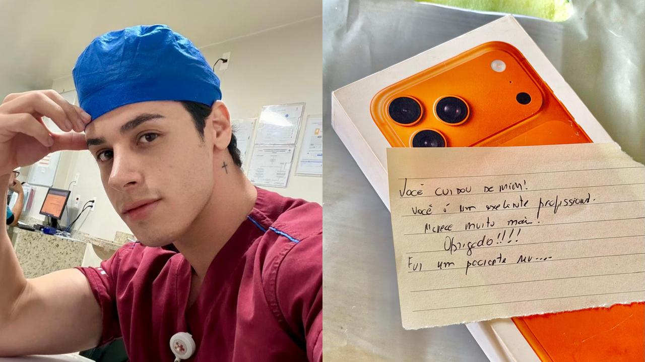 Enfermeiro de Anápolis que ganhou iPhone de paciente misterioso recebe novo presente anônimo