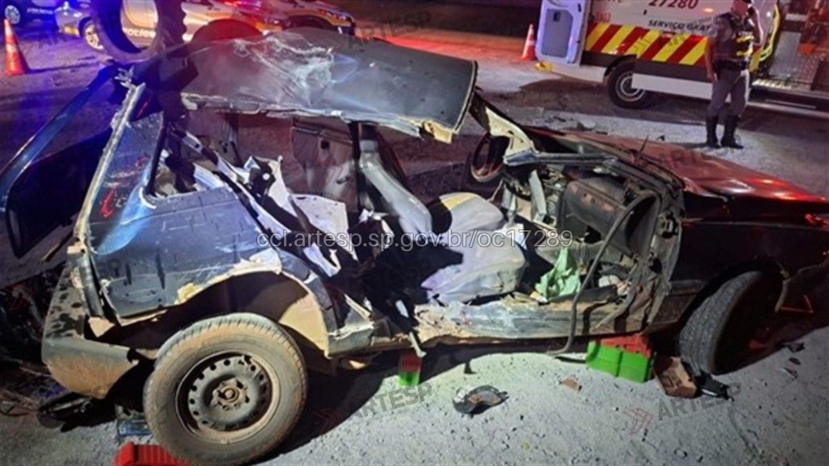 Acidente entre carro e moto deixa três mortos em Votorantim (SP)