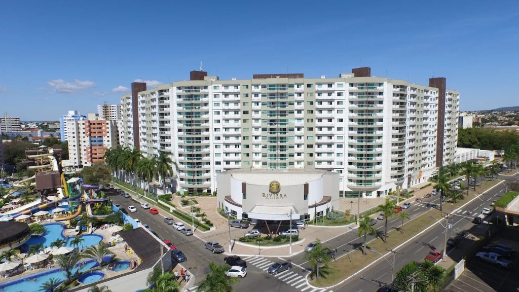 Fachada do Riviera Park Hotel. (Foto: Divulgação)