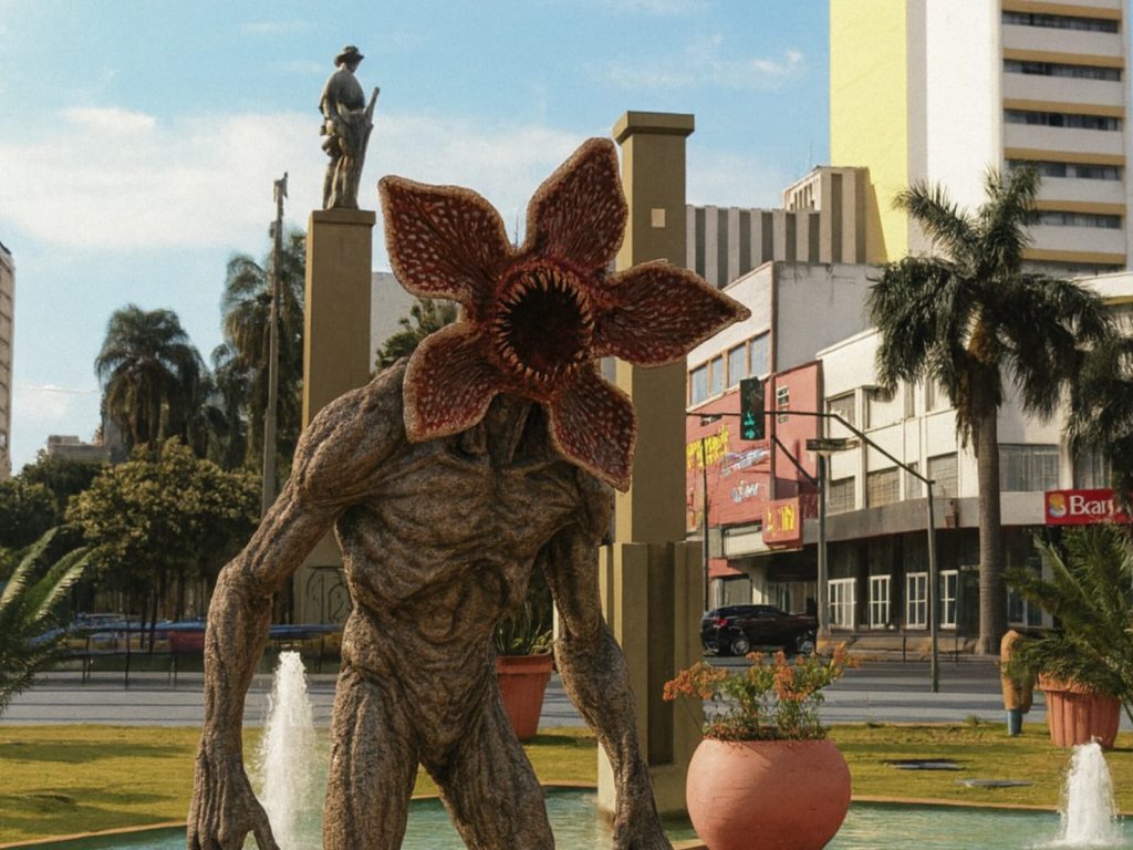 Ao que tudo indica, goianos podem ficar sossegados com relação ao Mundo Invertido de Stranger Things. (Foto: Chat GPT)